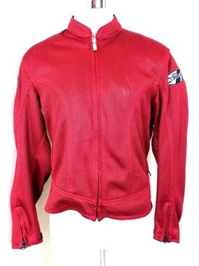 JOE ROCKET Perforated Red Motorcycle Jacket Women’s Size XL